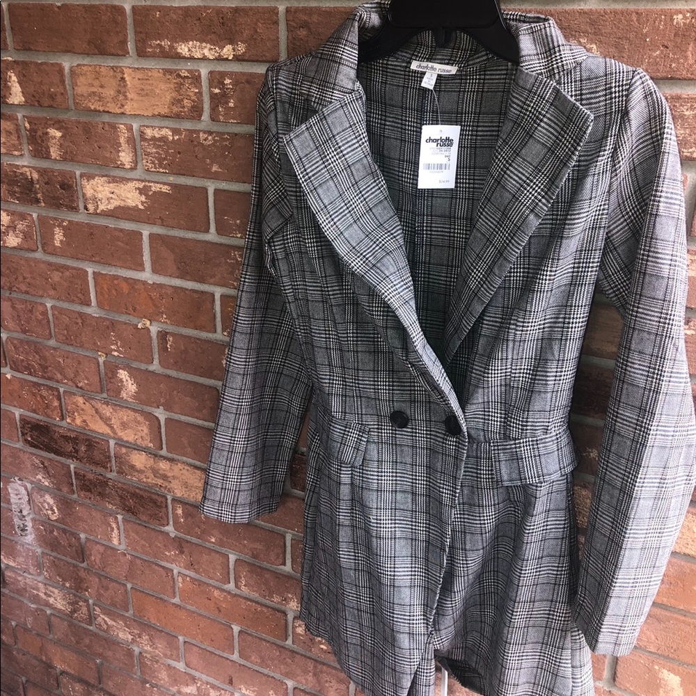 Plaid Charlotte Russe Suit Romper